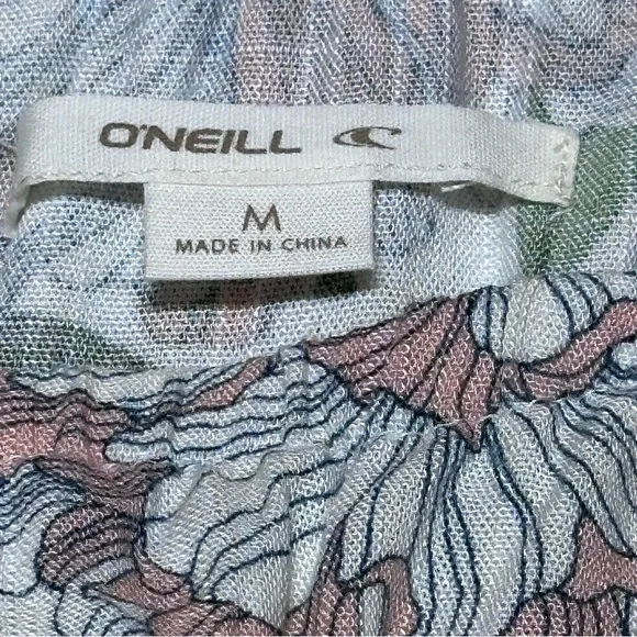 NWT! O’Neill Floral Strapless Maxi Dress Boho Beach Summer Sundress Size Medium - Picture 6 of 8